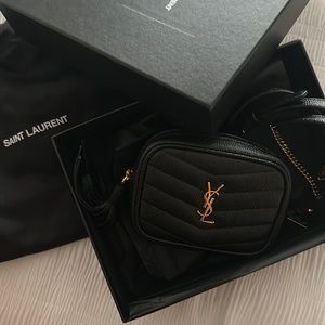 Ysl baby lou baby can be wore ad belt bag or side bag micro mini bag